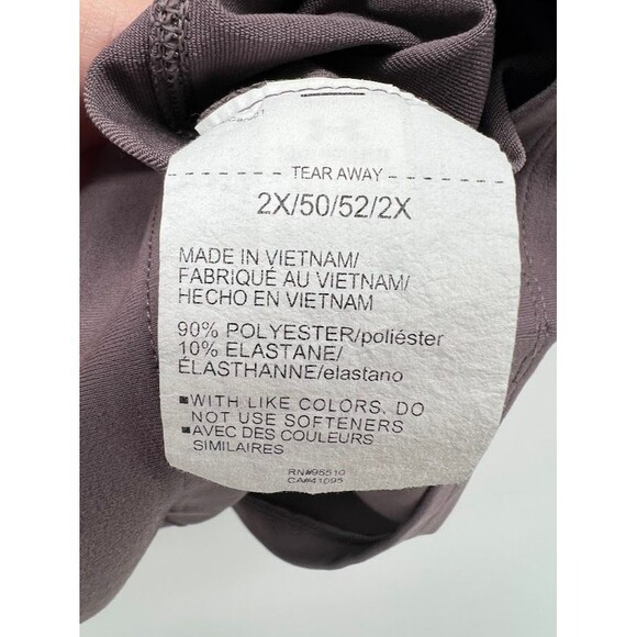 Women's Plus Size 2X Under Armour Gray Cropped Performance Top Short Sleeve - Picture 3 of 6